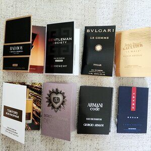 8 Luxury Amber Mini Trial Sample Cologne